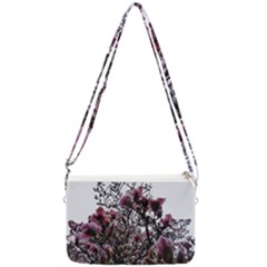 Saucer Magnolia Tree Ii Double Gusset Crossbody Bag