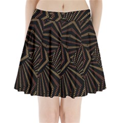 Vintage Etchnic Print Pleated Mini Skirt by dflcprintsclothing