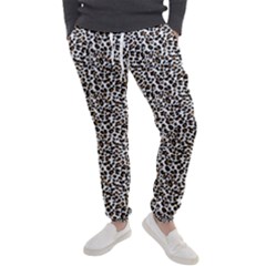 Leopard Spots Pattern, Geometric Dots, Animal Fur Print Men s Jogger Sweatpants by Casemiro