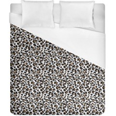 Leopard Spots Pattern, Geometric Dots, Animal Fur Print Duvet Cover (california King Size) by Casemiro