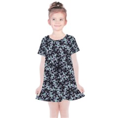 Intricate Modern Abstract Ornate Pattern Kids  Simple Cotton Dress