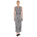 Pattern Petit carreaux Fitted Maxi Dress View2