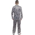 Pattern Petit carreaux Men s Long Sleeve Satin Pyjamas Set View2