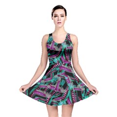 Feathers Reversible Skater Dress by treegold