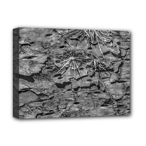 Black And White Texture Print Deluxe Canvas 16  X 12  (stretched)  by dflcprintsclothing