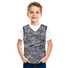 Black And White Texture Print Kids  Sportswear by dflcprintsclothing