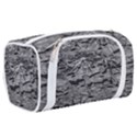 Black And White Texture Print Toiletries Pouch View2