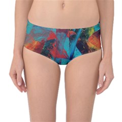 Magic Mid-waist Bikini Bottoms by WILLBIRDWELL