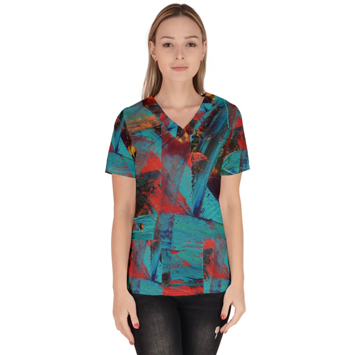 Magic Women s V-Neck Scrub Top