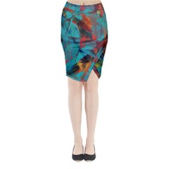 Magic Midi Wrap Pencil Skirt by WILLBIRDWELL