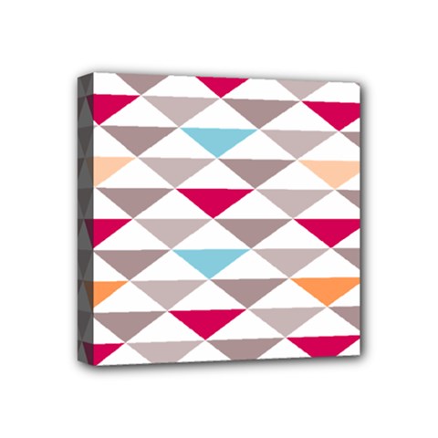 Zappwaits Triangle Mini Canvas 4  X 4  (stretched) by zappwaits