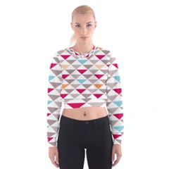 Zappwaits Triangle Cropped Sweatshirt by zappwaits