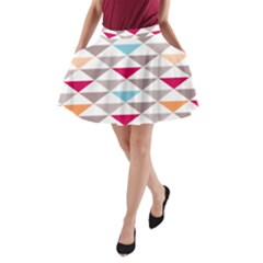 Zappwaits Triangle A-line Pocket Skirt by zappwaits