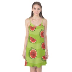 Seamless Background With Watermelon Slices Camis Nightgown