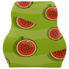 Seamless Background With Watermelon Slices Car Seat Velour Cushion  by BangZart