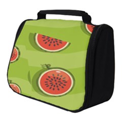 Seamless Background With Watermelon Slices Full Print Travel Pouch (small) by BangZart