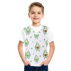 Cute Seamless Pattern With Avocado Lovers Kids  Sportswear by BangZart