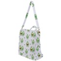 Cute seamless pattern with avocado lovers Crossbody Backpack View1