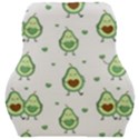 Cute seamless pattern with avocado lovers Car Seat Velour Cushion  View1