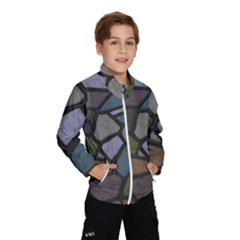 Cartoon Colored Stone Seamless Background Texture Pattern   Kids  Windbreaker