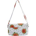 Seamless-background-pattern-with-watermelon-slices Removable Strap Clutch Bag View2