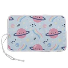 Cute Planet Space Seamless Pattern Background Pen Storage Case (l) by BangZart