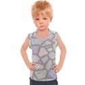 Cartoon colored stone seamless background texture pattern Kids  Sport Tank Top View1