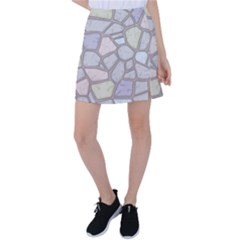 Cartoon Colored Stone Seamless Background Texture Pattern Tennis Skirt