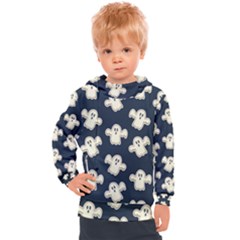 Hand Drawn Ghost Pattern Kids  Hooded Pullover by BangZart