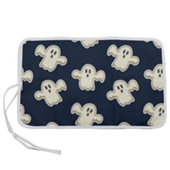 Hand Drawn Ghost Pattern Pen Storage Case (m) by BangZart