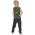 Cute seamless pattern bird with berries leaves Kids  Sport Tank Top View2