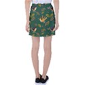 Cute seamless pattern bird with berries leaves Tennis Skirt View2