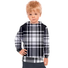 Pixel Background Design Modern Seamless Pattern Plaid Square Texture Fabric Tartan Scottish Textile Kids  Hooded Pullover