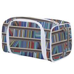 Bookshelf Toiletries Pouch by BangZart