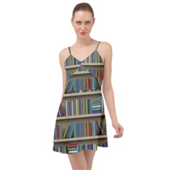 Bookshelf Summer Time Chiffon Dress by BangZart