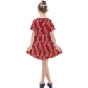 Chili pattern red Kids  Short Sleeve Shirt Dress View2