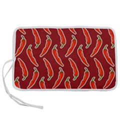 Chili Pattern Red Pen Storage Case (l) by BangZart