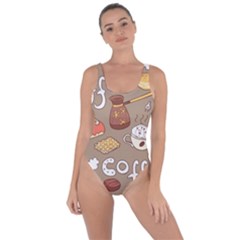 Vector Seamless Pattern With Doodle Coffee Equipment Bring Sexy Back Swimsuit by BangZart