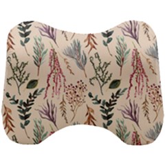 Watercolor Floral Seamless Pattern Head Support Cushion by BangZart