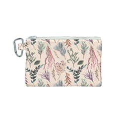 Watercolor Floral Seamless Pattern Canvas Cosmetic Bag (small) by BangZart