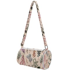 Watercolor Floral Seamless Pattern Mini Cylinder Bag