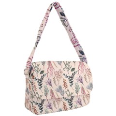 Watercolor Floral Seamless Pattern Courier Bag by BangZart