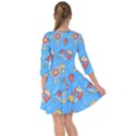 Hand drawn seamless pattern summer time Smock Dress View2