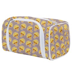 Yellow Mushroom Pattern Toiletries Pouch by BangZart