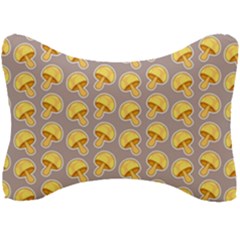 Yellow Mushroom Pattern Seat Head Rest Cushion by BangZart