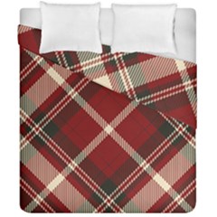 Tartan Scotland Seamless Plaid Pattern Vector Retro Background Fabric Vintage Check Color Square Duvet Cover Double Side (california King Size) by BangZart