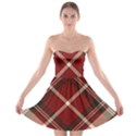 Tartan scotland seamless plaid pattern vector retro background fabric vintage check color square Strapless Bra Top Dress View1