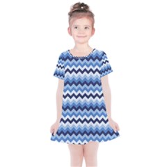 Zigzag Pattern Seamless Zig Zag Background Color Kids  Simple Cotton Dress by BangZart