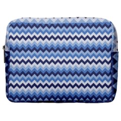 Zigzag Pattern Seamless Zig Zag Background Color Make Up Pouch (large) by BangZart