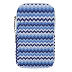 Zigzag Pattern Seamless Zig Zag Background Color Waist Pouch (small) by BangZart